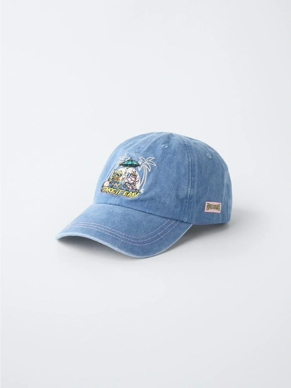 Zara SpongeBob Squarepants Nickelodeon embroidered cap